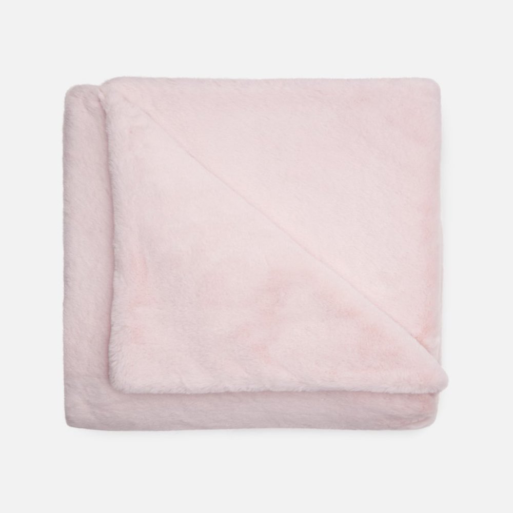 APPARIS Brady Blush Faux Fur Blanket